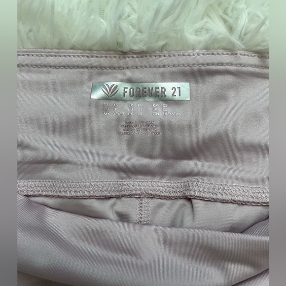 Forever 21 Mauve Mesh Cut Out Athletic Leggings Size XS - Picture 10 of 13